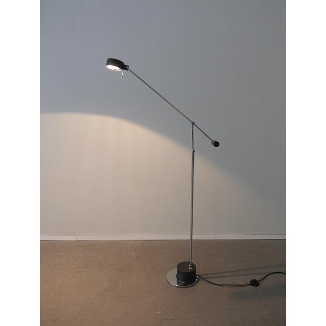 Chrome-Plated Adjustable Articulated Arm Floor Lamp from Sölken Leuchten, Germany, 1970s For Sale - Image 11 of 18