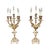 1950s Pair French Stone and Gilt Brass Candelabra Lamps For Sale - Image 16 of 16
