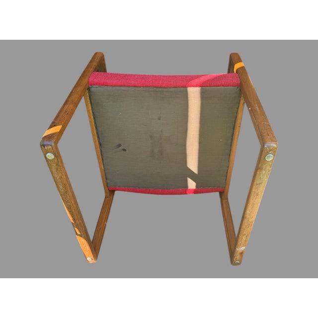 Wood Mid 20th Century Pair Vintage Mid Century Modern Arm Chairs For Sale - Image 7 of 11