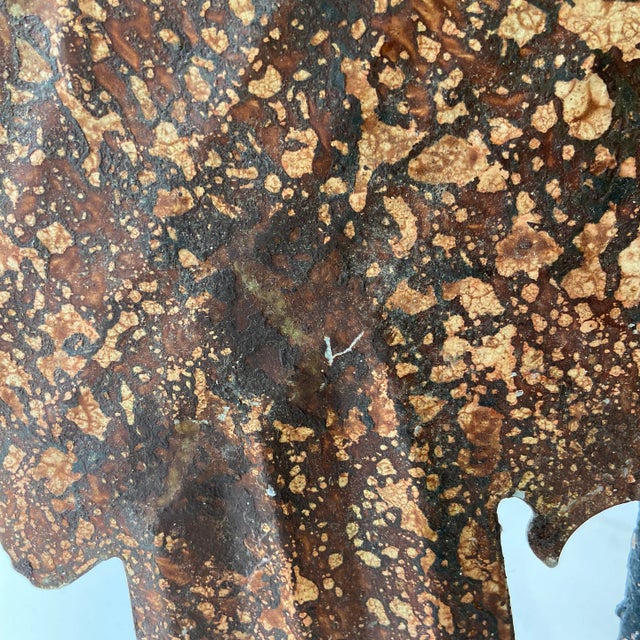 Gray Vintage Brutalist Metal Owl Sculpture After C. Jere For Sale - Image 8 of 10