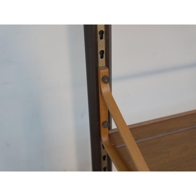 1960s 1960s Mid Century Wall Shelf Unit W/ 6 Shelves For Sale - Image 5 of 16