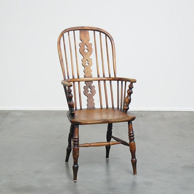 English Highback Windsor Dining Room Chair For Sale - Image 11 of 11
