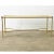French Midcentury Brass & Glass Faux Bamboo Coffee Table For Sale In Baton Rouge - Image 6 of 10