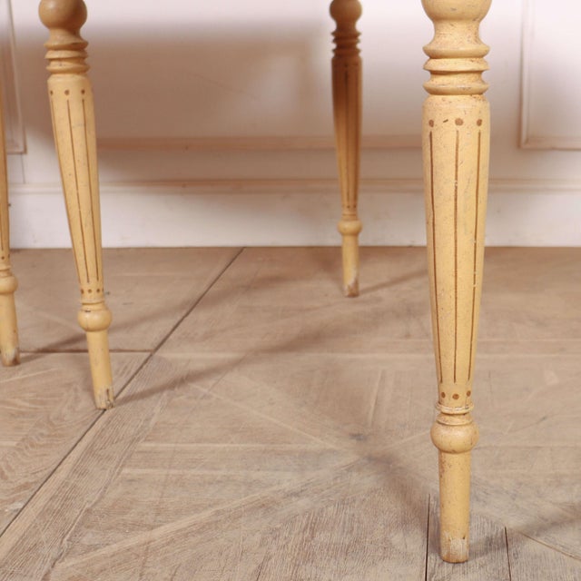 Swedish Painted Console Tables, Set of 2 For Sale - Image 4 of 10