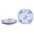 Octagonal Deep Faience Plates from Rörstrand, Set of 4 For Sale - Image 5 of 5