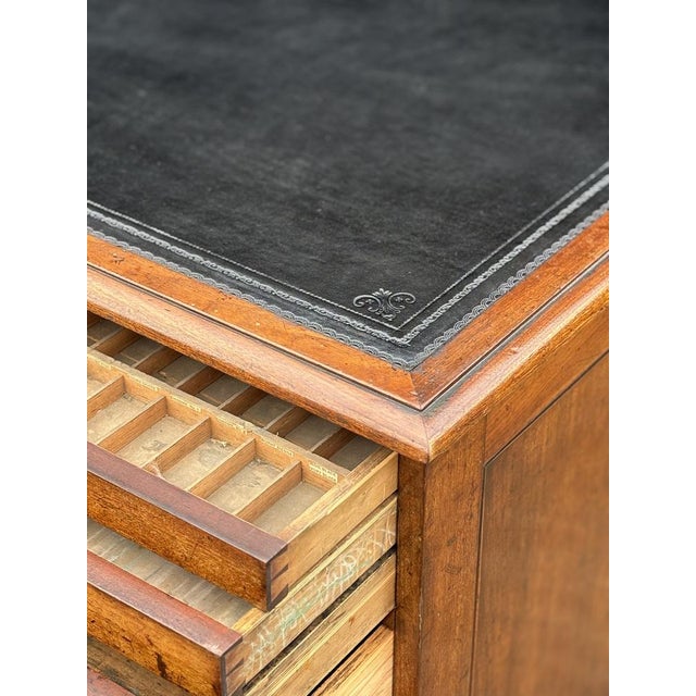 Wood Mahogany Campaign Filing Cabinet, 1890s For Sale - Image 7 of 10