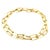 Metal 14k Yellow Heavy Gold Paperclip Link Chain Necklace For Sale - Image 7 of 8