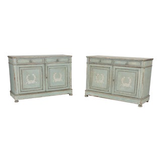 Gustavian-Style Sideboards, 1860, Set of 2 For Sale