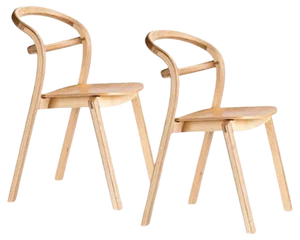 Set of Kastu Oak Chairs by Made by Choice