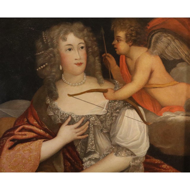 Henri Gascard, Portrait of Lady Gascard, 1690, Oil on Canvas For Sale - Image 7 of 11