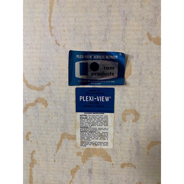 Space Age Convex Plexi-View Mirror for Ram Products For Sale - Image 10 of 10