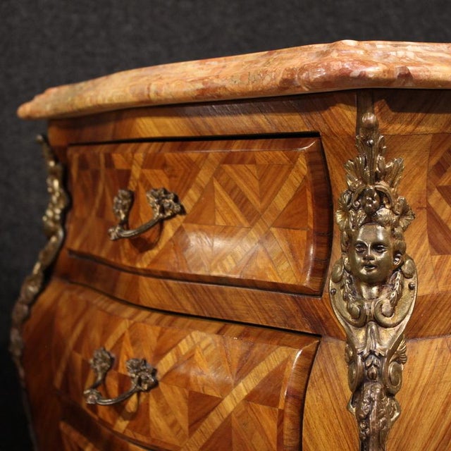 Louis XV Style Bedside Tables, France, 1970, Set of 2 For Sale - Image 6 of 13