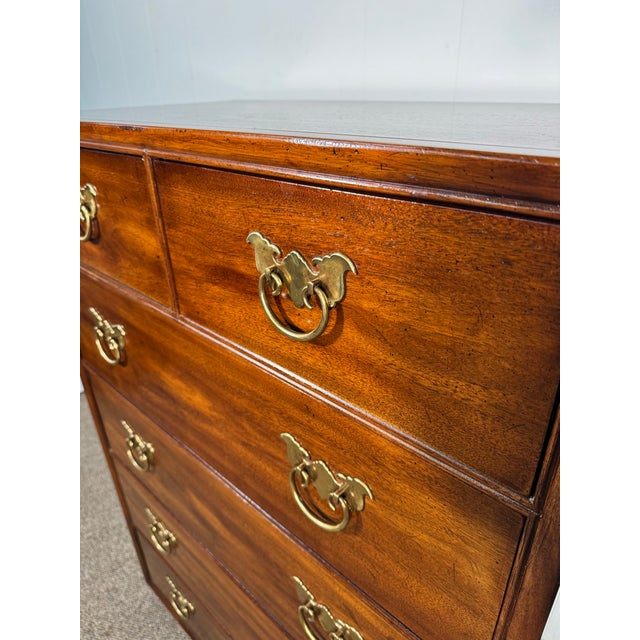 Brown Late 20th Century Henredon Asian Chinoiserie Style Chest of Drawers For Sale - Image 8 of 12