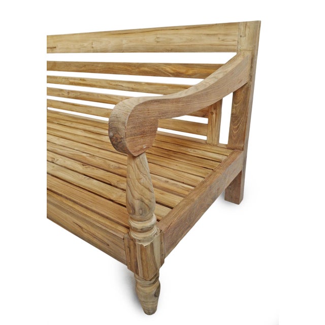 Teak Outdoor Daybed Bench Chairish