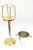 Towle Silversmiths Vintage 1970's Larry Laslo Signed Brass and Silver Plate Champagne Wine Stand Italian Restored For Sale - Image 4 of 13