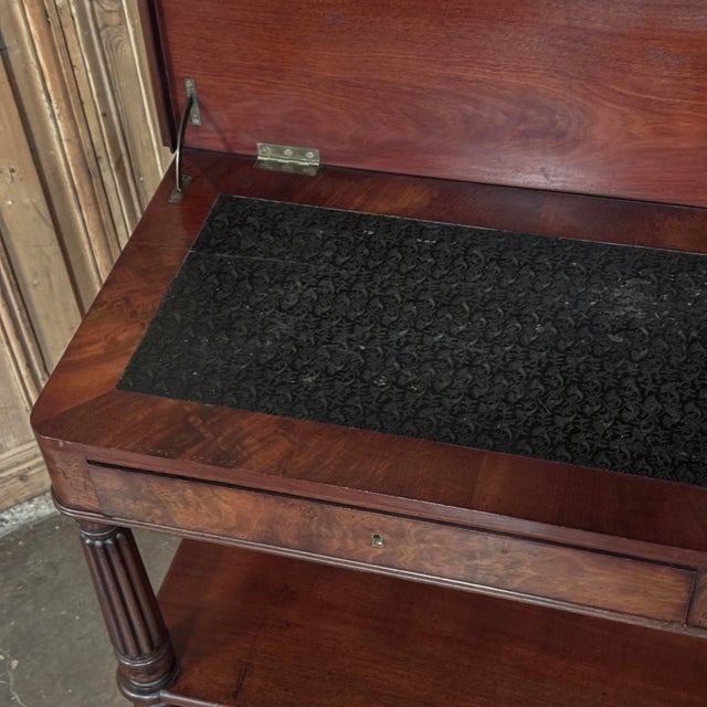 19th Century English Regency Mahogany Etagere Server ~ Console For Sale In Dallas - Image 6 of 18
