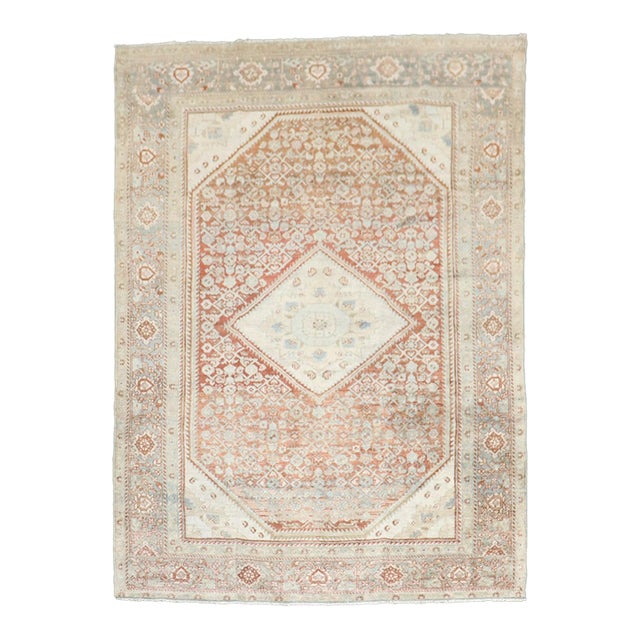 Malayer Medallion Square Accent Rug no. j5322 For Sale
