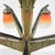 Art Deco Brass Hanging Lamp with 5 Pates De Verre Shades, 1930s For Sale - Image 9 of 18