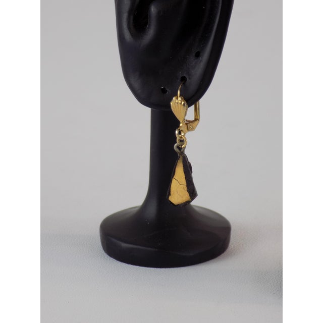 1950s Talosel Earrings by Line Vautrin, 1950s For Sale - Image 5 of 7