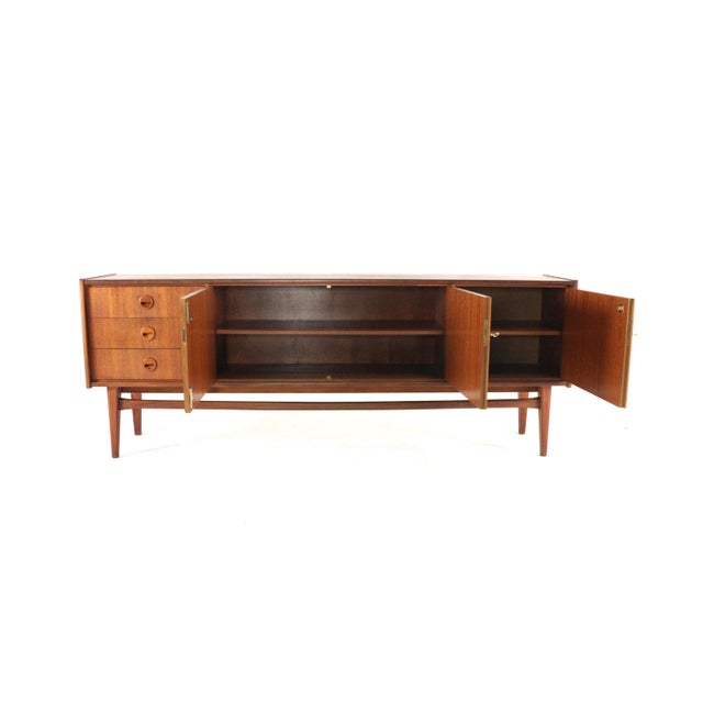 Brown Vintage Sideboard from Bartels, 1960s For Sale - Image 8 of 14
