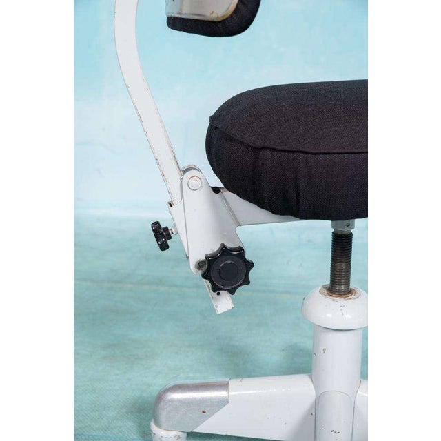 Black Vintage Office Chair, 1960s For Sale - Image 8 of 15