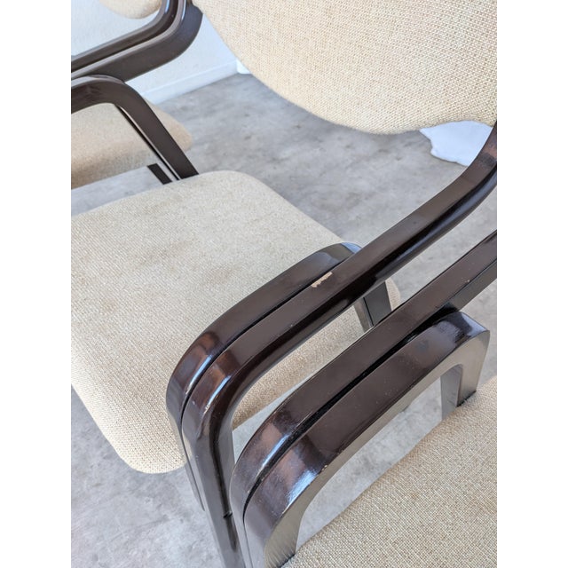 Vintage Bentwood Dining Chairs, 1970s, Set of 4 For Sale - Image 4 of 18