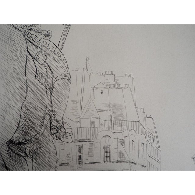 Jean-Gabriel Daragnes, Presence of Paris, 1937, Engraving For Sale - Image 6 of 7