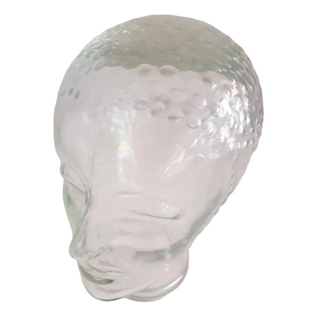 Vintage Glass Head, 1970s For Sale