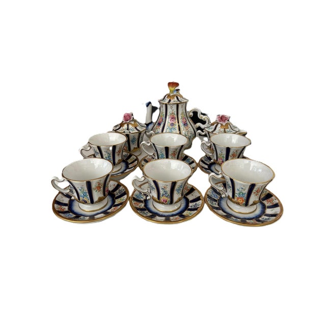 Late 19th Century Porcelain Coffee Service from Mouvements Modernes & Sévres / Cité de la Céramique, 1890s For Sale - Image 3 of 17