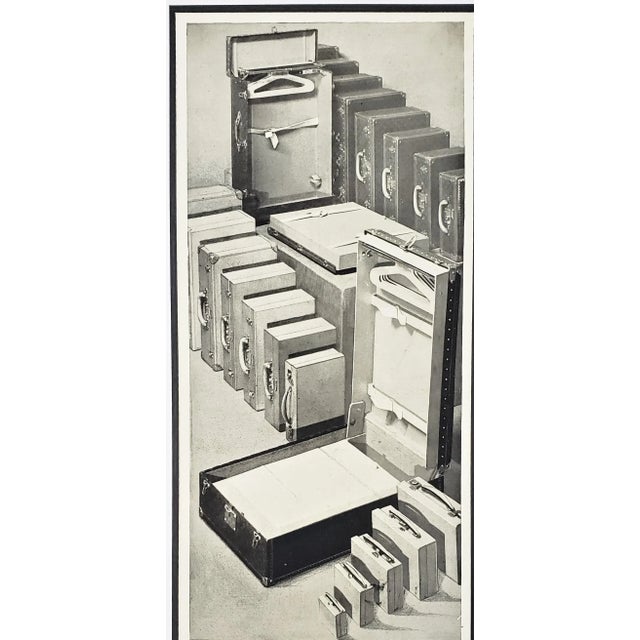 This is a 1931 RARE French vintage advertisement for Louis Vuitton travel products. It features the fine details of...