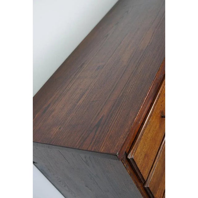 Antique French Early 20th Century Oak Apothecary Cabinet For Sale - Image 13 of 18