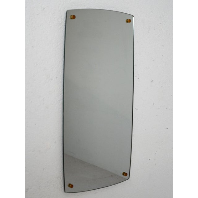 Glass Vintage Scandinavian Mirror, 1950s For Sale - Image 7 of 7