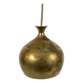 Löken Brass Pendant Lamp by Helge Zimdal for Falkenbergs, 1960s For Sale