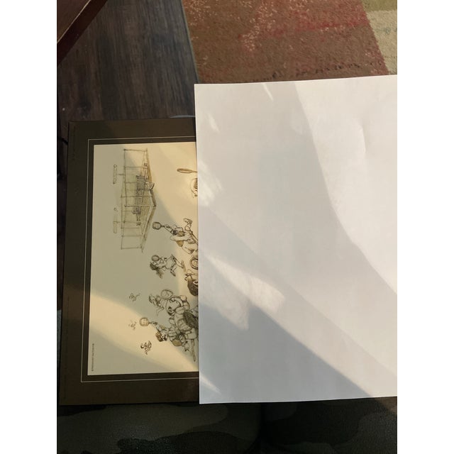 Gary Patterson “Open Court” Tennis Plaque Wall Art, Framed For Sale In Providence - Image 6 of 9