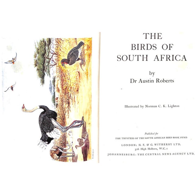 "The Birds of South Africa" 1944 Roberts, Dr. Austin For Sale - Image 4 of 8