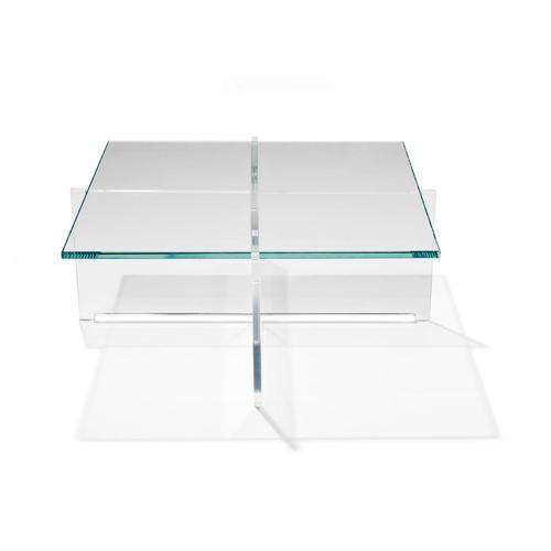 Crossplex Low Table in Polycarbonate and Glass by Bodil Kjær for Karakter For Sale - Image 3 of 7