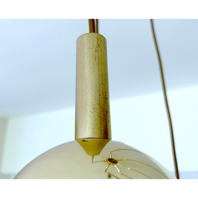 Space Age Pendant Light in Brass from Staff Leuchten, 1970s For Sale - Image 14 of 18