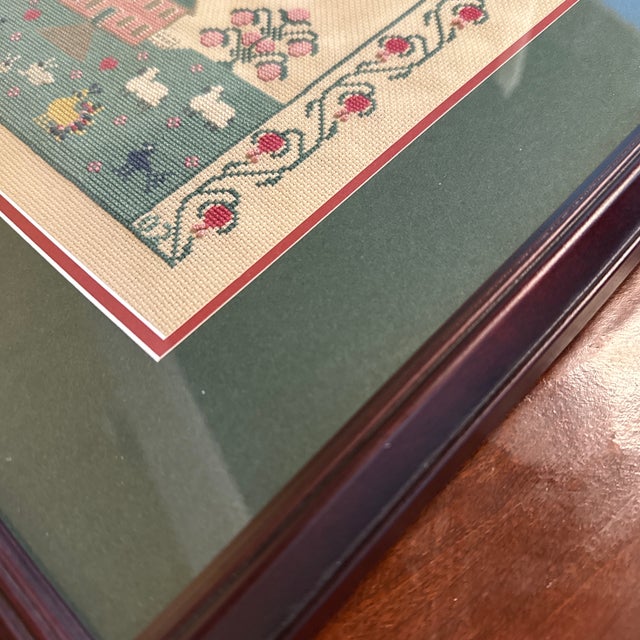 Textile Vintage Bless This House Cross Stitch For Sale - Image 7 of 7