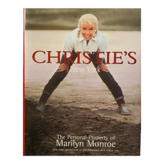 The Personal Property of Marilyn Monroe Christie's Auction Hardcover Book 1999 For Sale