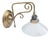 Art Deco Brass Wall Lamp, 1930s For Sale