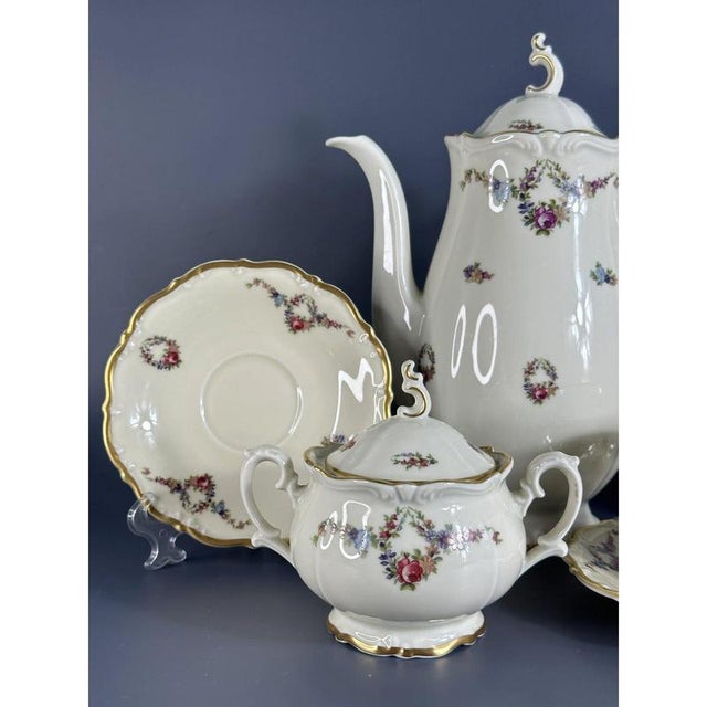 Ceramic Tea Service from Tirschenreuth, 1838, Set of 25 For Sale - Image 7 of 11