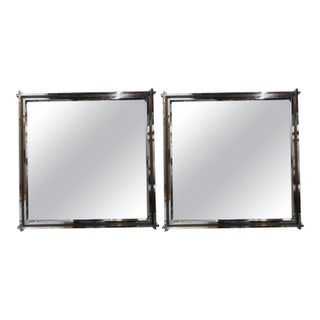 Pair of Italian Modern Mirrors by Romeo Rega For Sale