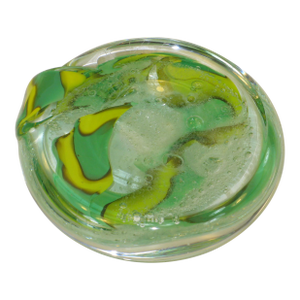 Late 20th Century Paperweight Murano Art Glass Signed: Seguso Mouth Blown Hand Crafted