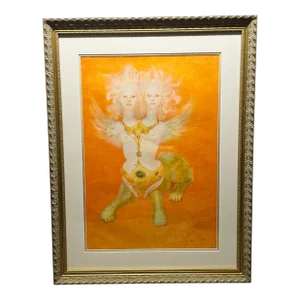 Leonor Fini "Dithirambe" Framed Pencil Signed & Numbered Lithograph