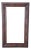 Antique American Empire Flame Mahogany Rectangular Wall Vanity Mirror 28" X 48" For Sale