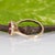 1.9Ct Gia Certified Mozambique Ruby Ring With Natural Diamonds Accents: 14k Gold, Size 6.75 For Sale - Image 10 of 10