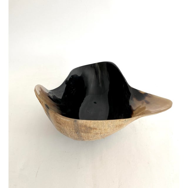 Organic Modern Steer Horn Bowl For Sale In Los Angeles - Image 6 of 7