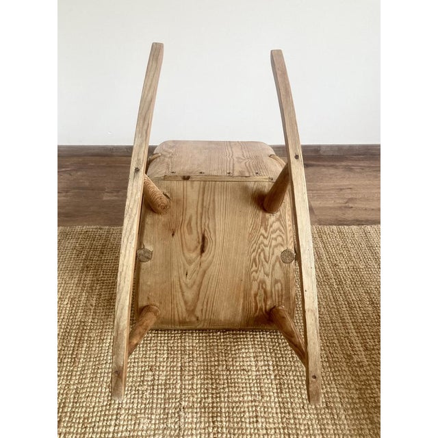 Brown Model 510 Rocking Chair by Göran Malmvall for Karl Andersson & Sons, Sweden, 1940s For Sale - Image 8 of 14