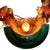 Mid 20th Century Mid-Century Hawaiian Themed Brass & Ceramic Tv Lamp & Planter by Sierra Columbia For Sale - Image 9 of 9