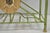 Vintage Italian Neoclassical Green Wrought Iron Book Magazine Rack W/ Shield For Sale - Image 14 of 15